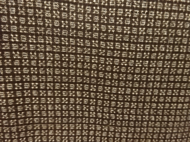 JAPANESE KIMONO / ANTIQUE MENS KIMONO / SILK / DORO OSHIMA TSUMUGI